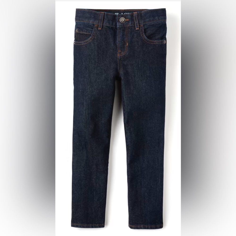 NEW The Children’s Place Straight Dark Wash Size 12